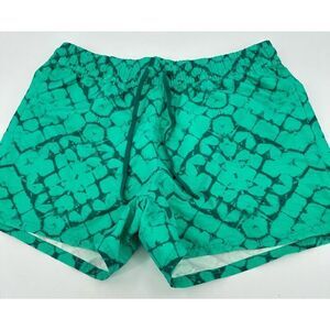 The North Face TNF Gym Shorts Womens Size Medium Green Drawstring Pockets